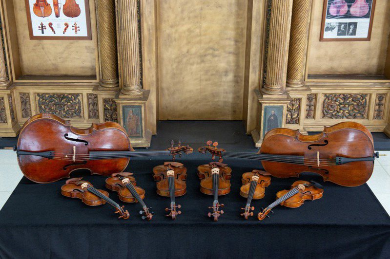 奇美提琴音樂饗宴移師台北登場，推出8把古老名琴同台演出。圖／奇美博物館提供
