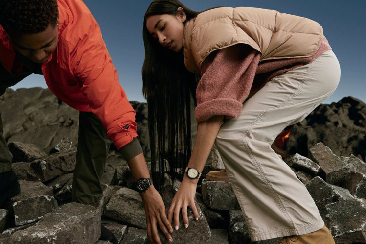瑞士流行鐘表品牌Swatch自戶外活動汲取靈感，推出呼應大自然力量的POWER OF NATURE系列腕表。圖／Swatch提供