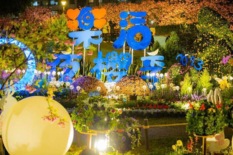 2023年樂活夜櫻季資料照。圖／台北市政府工務局公園處提供