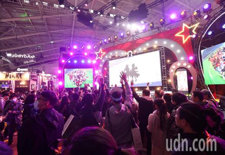 2024台北國際電玩展在台北南港展覽館一館登場。 聯合報系資料庫