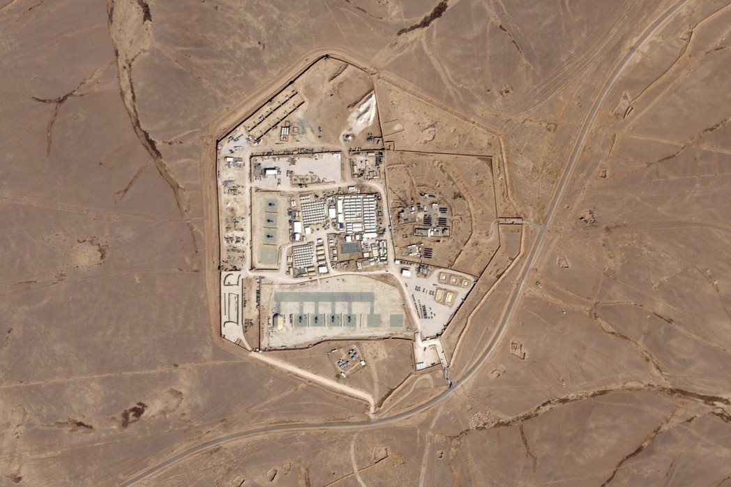 約旦東北部美軍基地Tower 22於2024年1月28日遭無人機襲擊，造成三名美...