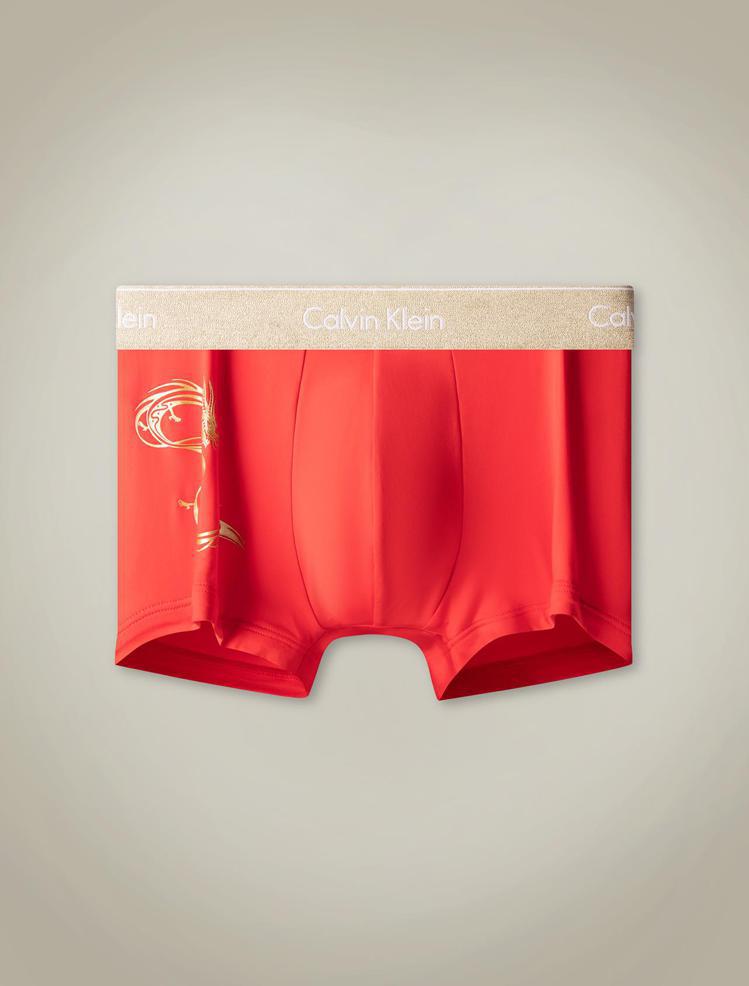 Calvin Klein龍年新春限定系列緊身彈性四角內褲，1,680元。圖／Calvin Klein提供