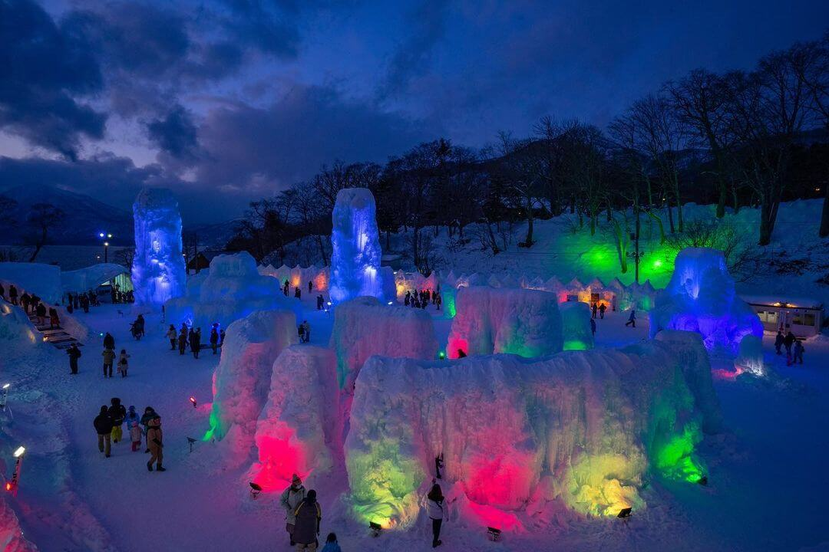 千歲支笏湖冰濤祭2023年活動照片。 圖／IG@konoki_ho_noki