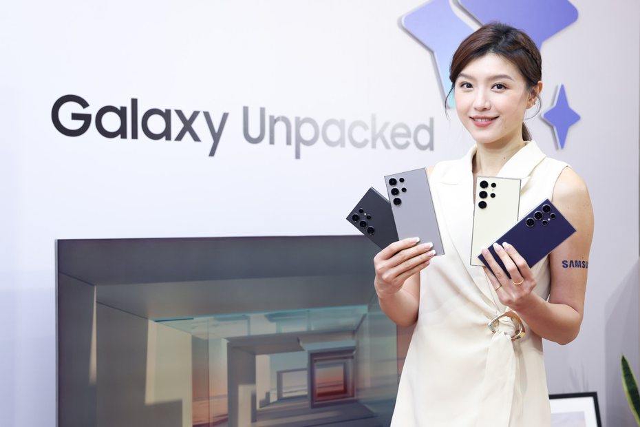 Galaxy S24 Ultra、S24+、S24正式開賣，新加入的Galaxy AI功能也引起不少人注意。記者吳致碩／攝影