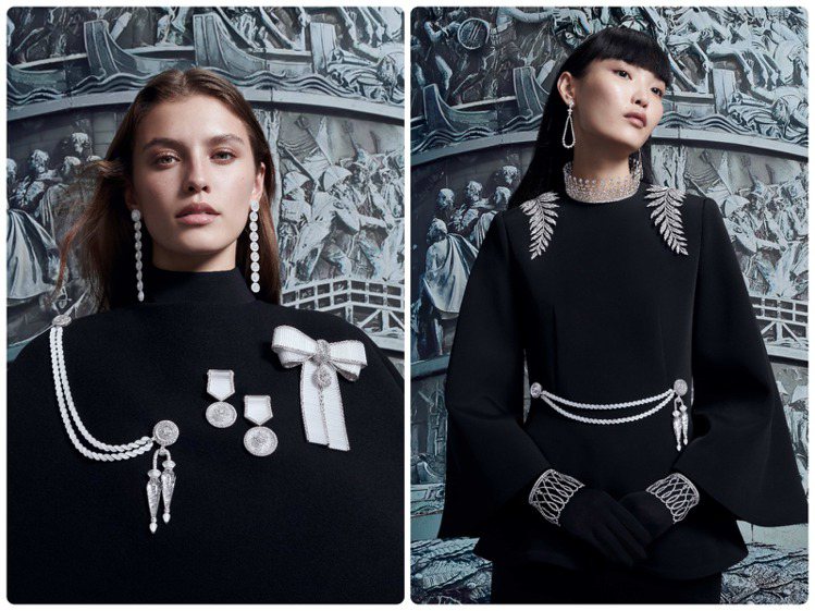 Boucheron日前發表了Histoire de Style, The Power of Couture 2024全新高級珠寶系列。圖／Boucheron提供