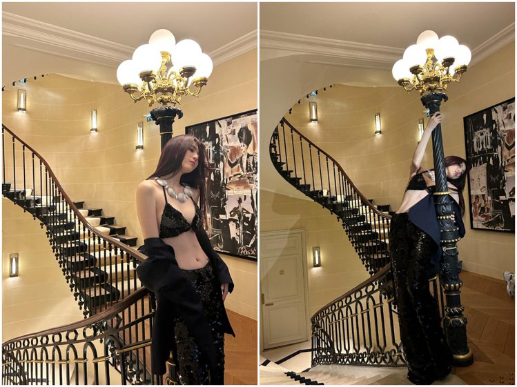 韓韶禧7月為時尚雜誌拍攝時以比基尼搭配珠寶小秀性感。圖 / 翻攝自 IG @ x...