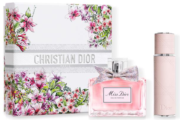 迪奧Miss Dior 香氛隨身香水禮盒（高訂繁花限量版）／5,450元。圖／迪奧提供