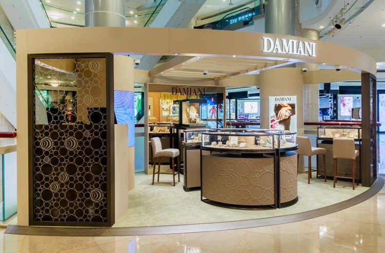 DAMIANI台北101珠寶盒時尚概念店。圖／戴美安妮提供