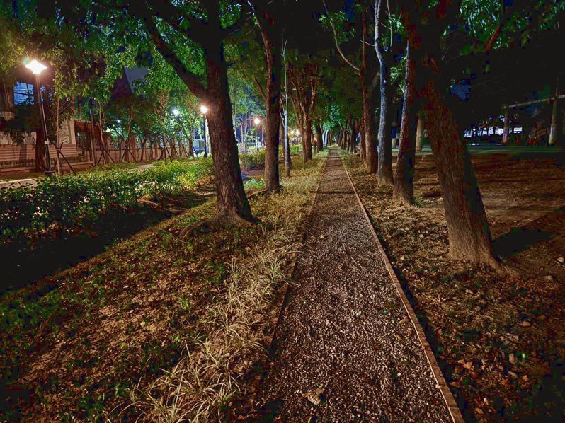 台南市都發局完成「歸仁核心綠軸暨廊道改善工程」，希望透過台糖舊有糖鐵路基轉型為地景廊道，讓繁忙的現代人重新拉近與自然的距離。圖／南市都發局提供