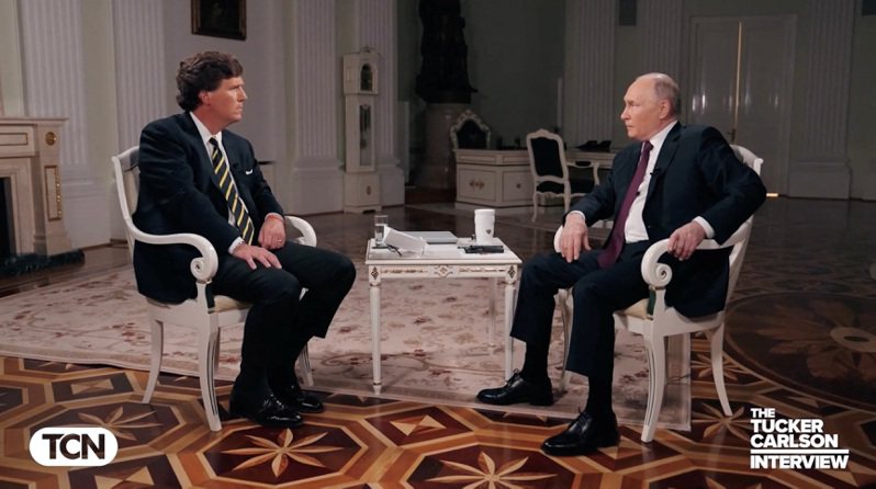 俄羅斯總統普亭日前在莫斯科接受美國知名電視主持人塔克．卡爾森（Tucker Carlson）採訪，稱俄羅斯「不可能」入侵波蘭或拉脫維亞，強調「根本沒興趣」擴大烏克蘭戰爭。路透