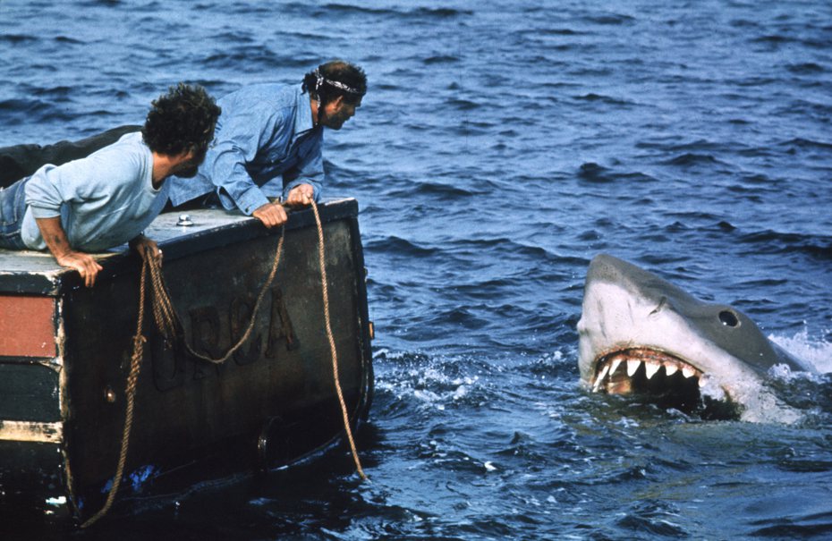 「大白鯊」在美國和台灣影史都留下不可磨滅的紀錄。圖／摘自IMDb