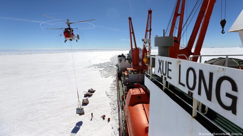 中国在南极启用新考察站 西方忧「两用」选项(photo:UDN)