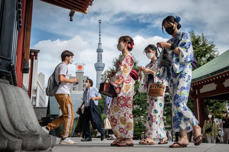 去年約700萬南韓人造訪日本，在訪日外國遊客中占27.8%，排名第一。 法新社