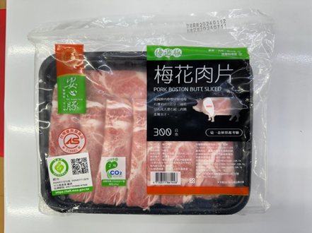 台中市府日前檢出台糖「安心豚梅花肉片」含瘦肉精西布特羅。 圖／台北市衛生局提供