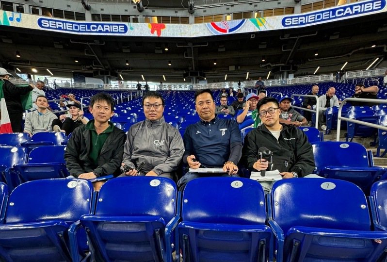 今年11月的第3屆世界棒球12強賽，由統籌教練陳瑞昌率領的情蒐小組。圖／中華職棒提供