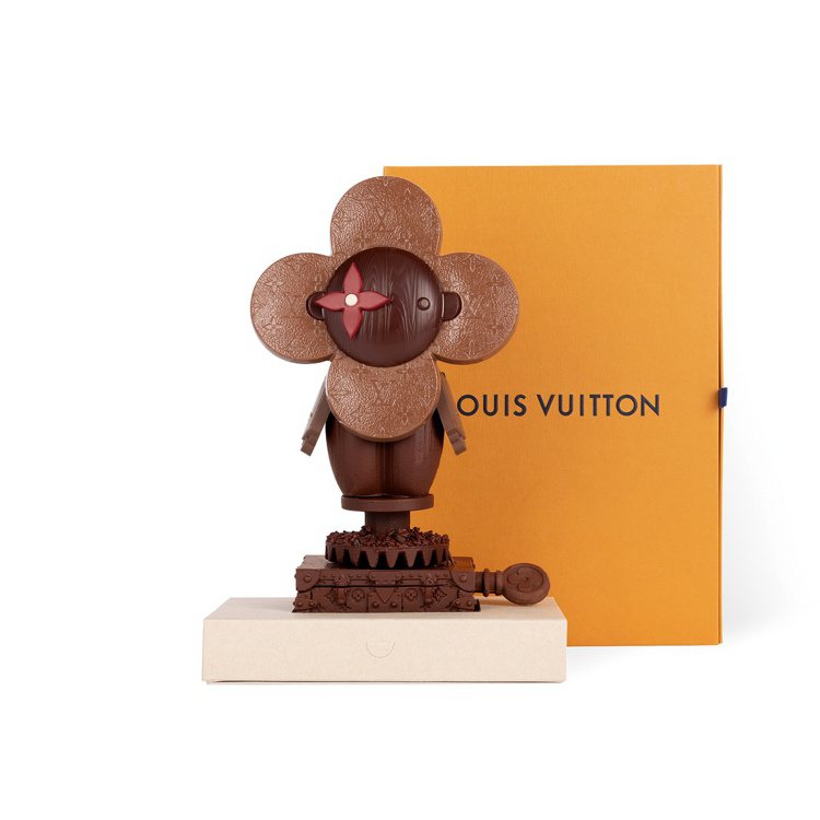 「Vivienne on Malle巧克力造型硬箱」是會旋轉的招牌代表作。圖／路易威登提供
