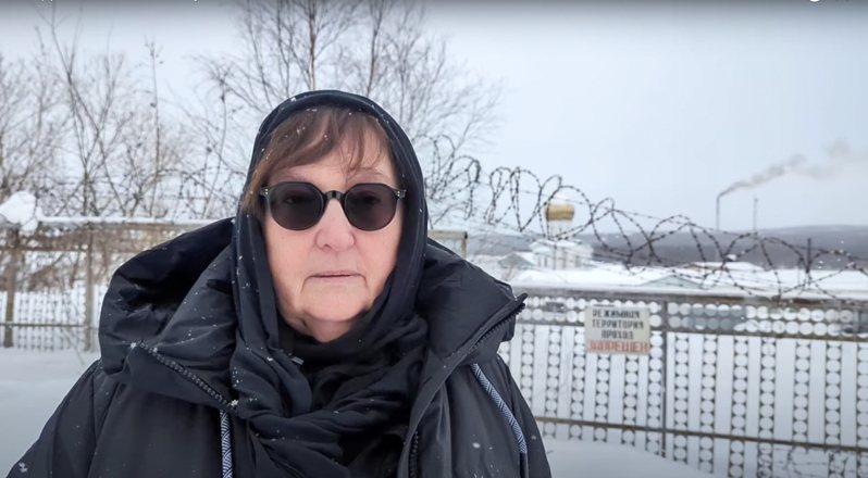 纳瓦尼的母亲柳米拉（Lyudmila Navalnaya）唿吁普亭，「立即」归还儿子遗体。美联社(photo:UDN)
