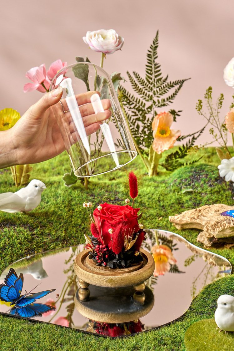 Elite Concept一禮莊園推出「花境永恆．花藝手作課程」。圖/六福旅遊集團提供