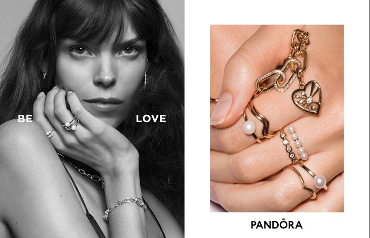 Pandora Timeless系列全新珍珠新品優雅席捲。圖／Pandora提供
