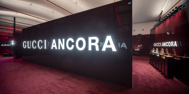 「GUCCI ANCORA時尚藝術特展」亞洲第一站於3月6日至3月12日在台北101購物中心4樓都會廣場展開。圖／台北101提供