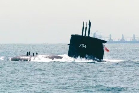海軍海虎潛艦。本報資料照片