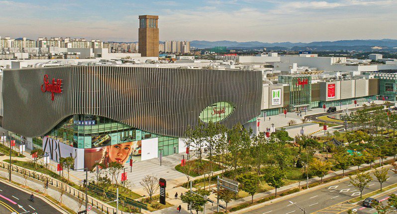 南韩首都首尔南方近郊安城市购物中心「Starfield安城」。图／撷取自Starfield安城官网(photo:UDN)