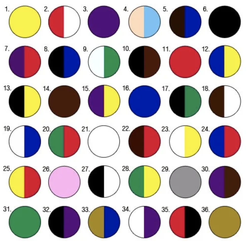 韓國瘋傳的36色心理測驗！選擇4種直覺吸引你的色彩，準確勾勒你的人生現狀 圖／ktnatlanta