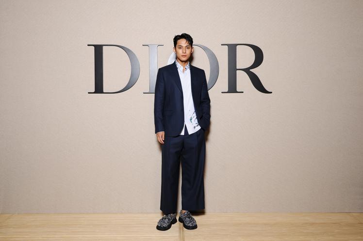 SEVENTEEN成員金珉奎出席DIOR 2024 -2025 秋冬女裝系列大秀。圖／Dior提供