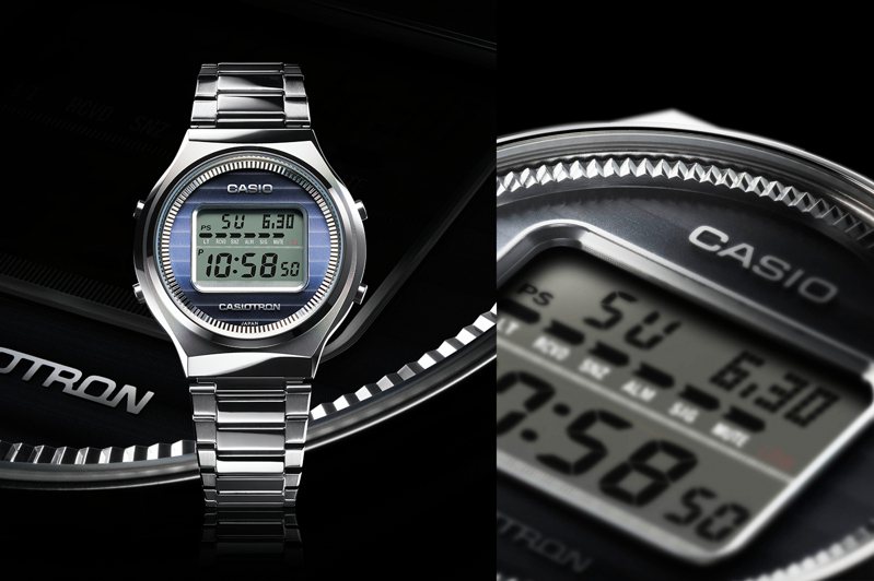 CASIO於今年迎來50周年，因此以1974年的第一款腕表為基礎，原汁原味的復刻其設計，推出全新且限量的數位顯示表款。圖／CASIO提供