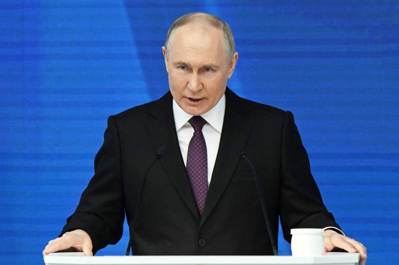 俄羅斯總統普亭2月29日發表國情咨文。法新社