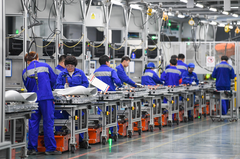 大陸國家統計局發布2月製造業採購經理人指數（PMI）為49.1，較前月下降0.1，連續第五個月低於50榮枯線。 新華社