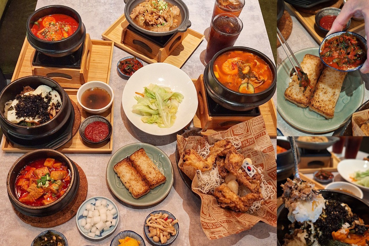 台中西屯｜親水河畔．道地的韓國料理，還可以體驗穿韓服！