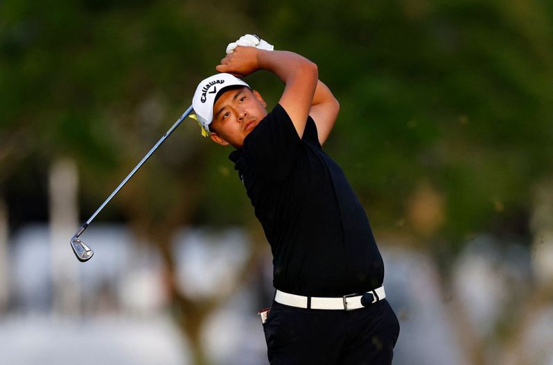 PGA高知特菁英賽延後一天才完成賽程，俞俊安以並列第9名完賽。 法新社
