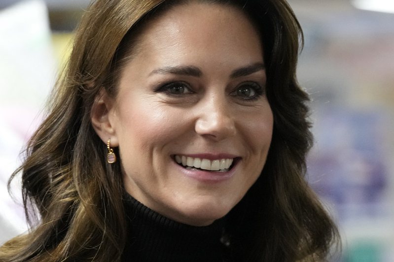 英國凱特王妃，攝於去年11月。美聯社