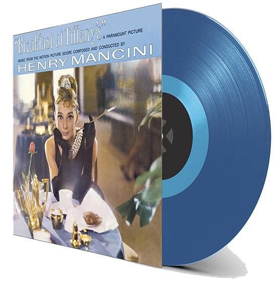 奧黛莉赫本代表作《Breakfast at Tiffany's》50周年紀念版藍色彩膠。圖／誠品提供