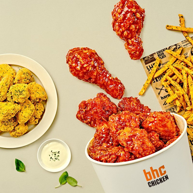 韓國「BHC炸雞」即將於6月正式登台。圖／橘焱胡同餐飲集團提供