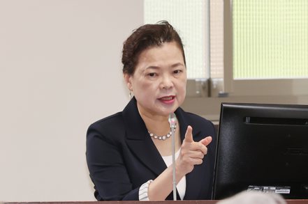 經濟部長王美花7日在立法院經濟委員會針對電價調漲進行專案報告。 聯合報系資料照