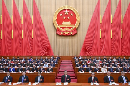 第十四屆全國人民代表大會第二次會議在北京人民大會堂舉行。 新華社