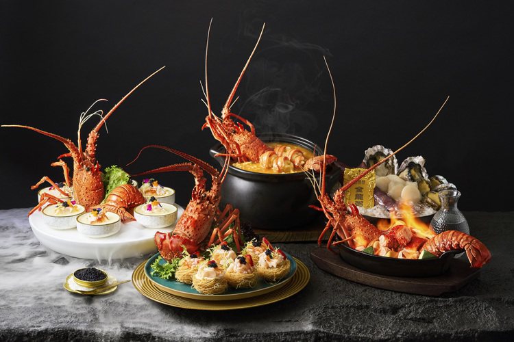王品四大中餐品牌，共計推出12道龍蝦料理。圖／王品提供