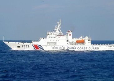 中國海警局出席北太平洋地區海岸警備執法機關論壇專家會，圖為編號2502號大陸海警船。（取材自觀察者網）