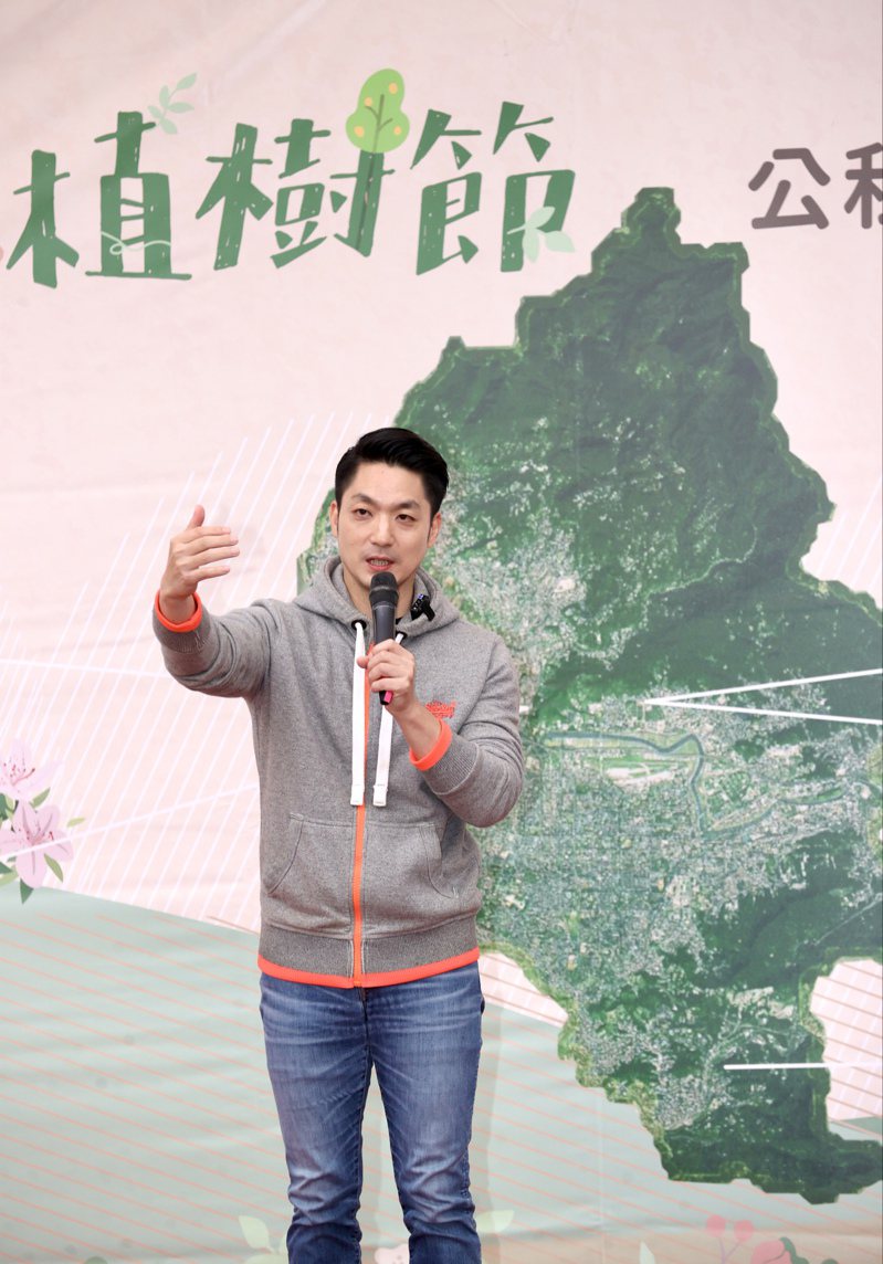 台北市長蔣萬安今天出席台北市立動物園，與企業共同推動宣誓認養植樹造林活動。記者林俊良／攝影