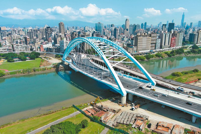 中正新橋將於3月16日開放新北市往台北市方向。圖／新北工務局提供