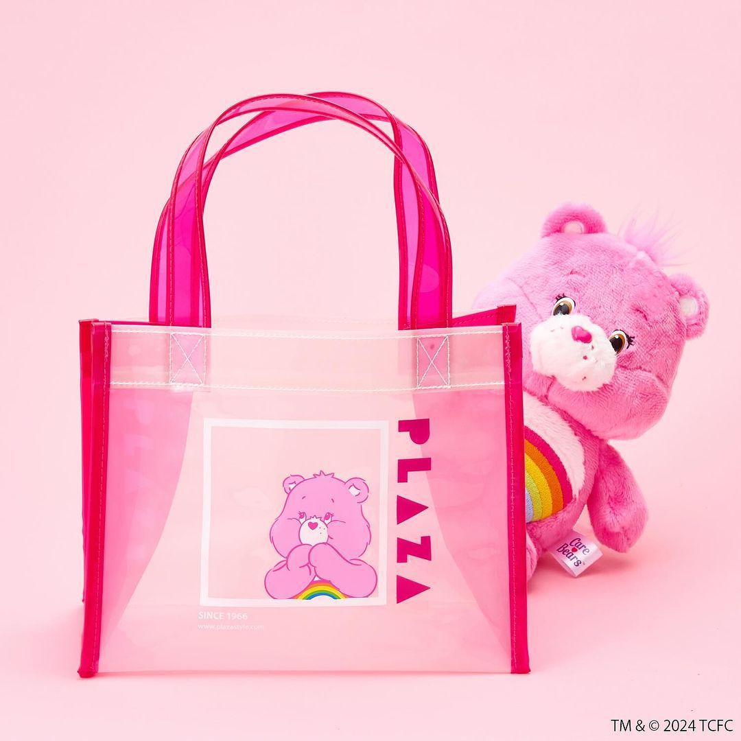 care bears透明購物袋，PLAZA獨家販售 圖IG來源/PLAZA