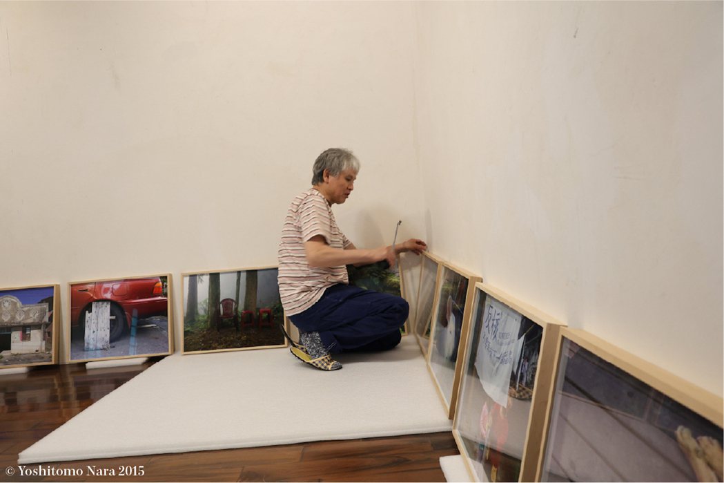 日本當代藝術家奈良美智親自到澎湖佈展。圖｜文化總會、奈良美智基金會