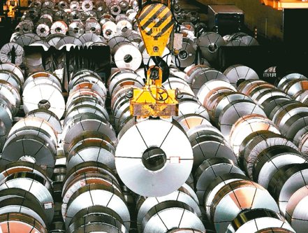 台灣對大陸冷軋鋼材重提傾銷調查。圖為鋼鐵示意圖，與新聞內容無直接關聯。 （聯合報系資料庫）