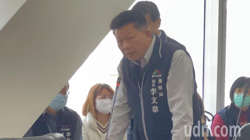 台中市警察局长李文章强调，不是员警爱开罚单，呼吁民众不要违规。记者陈秋云/摄影
