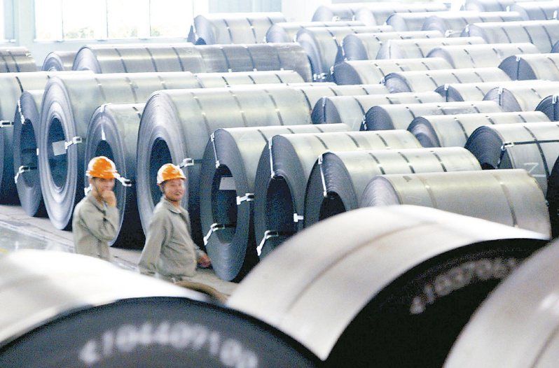 台灣對大陸冷軋鋼材課徵反傾銷稅，將於今年10月8日屆滿。 聯合報系資料庫
