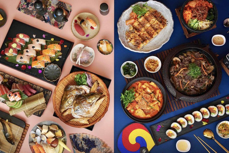 「日韓美食節」以地道的日式和韓式饗宴，滿足喜愛日韓美食的饕客。裕元花園酒店提供