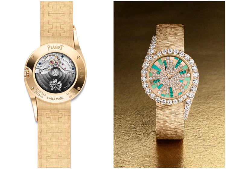伯爵（PIAGET）於杜拜當代藝術博覽會上，發表兩款全新Limelight Gala高級珠寶表，展現超越常規的藝術風格之作。圖／PIAGET提供