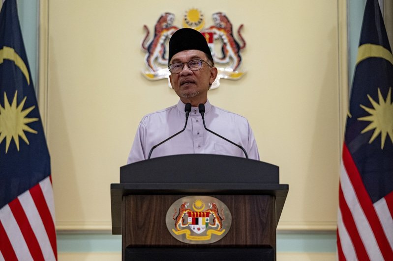 馬來西亞首相安華。美聯社